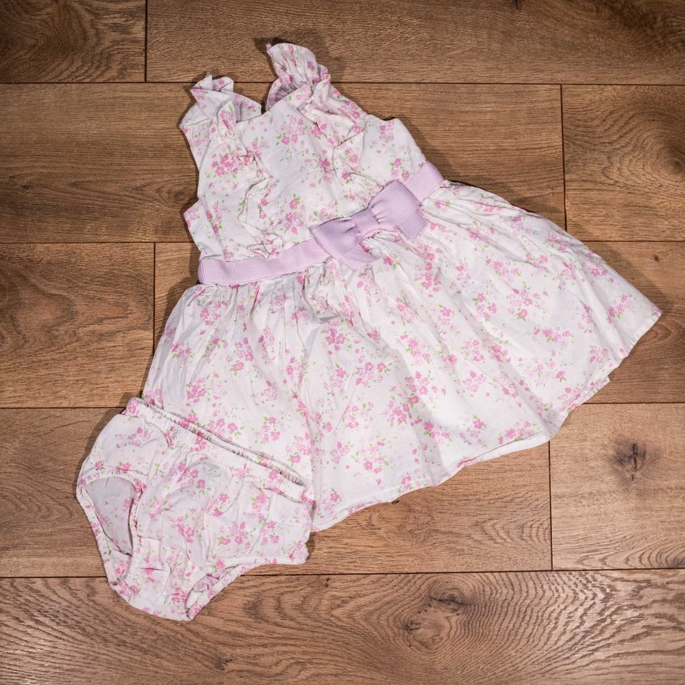 Emma's Garden 12M Floral Sundress Set